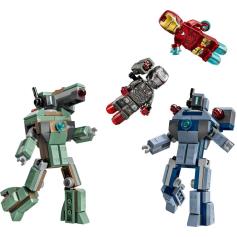 LEGO Iron Man e Máquina de Guerra contra Drones Hammer 76320