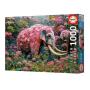 EDUCA - Puzzle 1000 Elefante Floral 20229