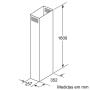 BOSCH - Extensão Conduta 1600mm DHZ1256