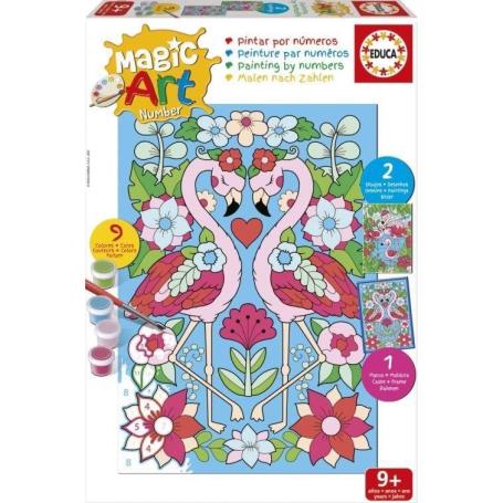 EDUCA - Number Art - Flamingos 20408