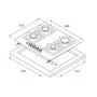 TEKA - Placa EFX 60.1 2G 2H AI AL BTN 112610036