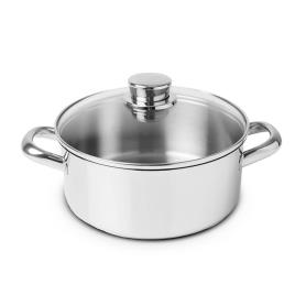 SILAMPOS - Caçarola com Asas 18 Low Cost Essential Glass 63C122WG1018