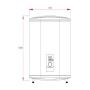 TEKA - Termoacumulador SHS 100 D SLIM 111700002