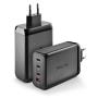 NGS - Carregador de Parede 240W com 4 portas: 3 USB-C + 1 USB-A BUD240W