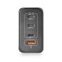 NGS - Carregador de Parede 240W com 4 portas: 3 USB-C + 1 USB-A BUD240W