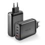 NGS - Carregador de Parede 140W com 4 portas: 3 USB-C + 1 USB-A BUD140W