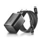 NGS - Carregador de Parede 65W com saída USB-C e cabo USB-C-USB-C de 1,5M BUD65W-C