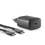 NGS - Carregador de Parede 45W com saída USB-C e cabo USB-C-USB-C de 1,5M BUD45W-C