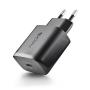 NGS - Carregador de Parede 45W com saída USB-C e cabo USB-C-USB-C de 1,5M BUD45W-C