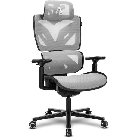 ALPHA GAMER - Cadeira em Malha Wave Black/Grey AGWAVEBKGRY