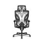 ALPHA GAMER - Cadeira em Malha Wave Black/Grey AGWAVEBKGRY