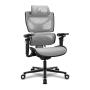 ALPHA GAMER - Cadeira em Malha Mist Black/Grey AGMISTBKGRY
