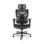 ALPHA GAMER - Cadeira em Malha Mist Black AGMISTBK