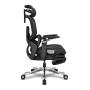 ALPHA GAMER - Cadeira em Malha Swell Black AGSWELLBK