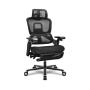 ALPHA GAMER - Cadeira em Malha Tide Black AGTIDEBK