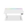 ALPHA GAMER - Secretária Zorya RGB White AGZORYARGBWT