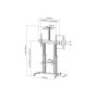 EQUIP - Suporte TV Chão Movel 650605