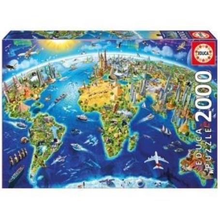 EDUCA - Puzzle 2000 Símbolos do Mundo 17129