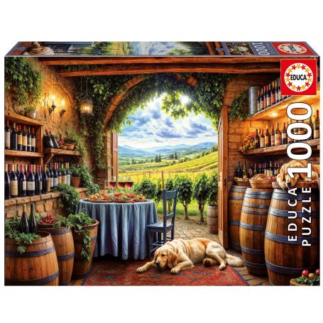 EDUCA - Puzzle Canes et Vinum 20292