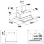 WHIRLPOOL - Exaustor WSK64FLSX