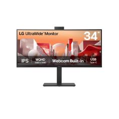 LG - Monitor 34" UltraWide WQHD WebCam 34BA85QE-B