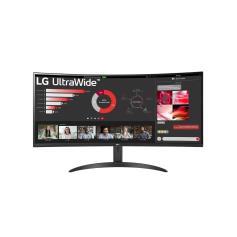 LG - Monitor 34" Curvo UltraWide WQHD 34WR50QK-B