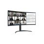 LG - Monitor 34" Curvo UWide WQHD USB-C 34WR55QK-B