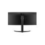 LG - Monitor 34" Curvo UWide WQHD USB-C 34WR55QK-B