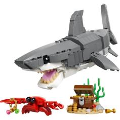 LEGO - Tubarão Feroz Com Baú do Tesouro 31381