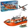 LEGO - Barco e Helicóptero de Resgate da Guarda Costeira 60504