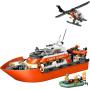 LEGO - Barco e Helicóptero de Resgate da Guarda Costeira 60504