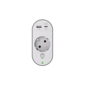 FORCE POWER - Tomada 1 Entrada 500 Joules + 1X USB / 1 X USB-C F152691