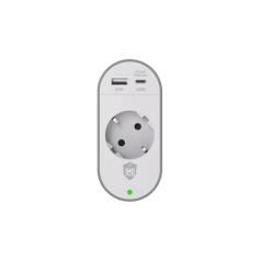 FORCE POWER - Tomada 1 Entrada 500 Joules + 1X USB / 1 X USB-C F152691