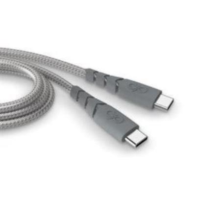 FORCE POWER - Cabo USB-C /USB-C Ultra Reforçado 2m 5Amp Cinzento F149018
