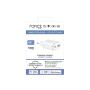 FORCE POWER - Carregador USB-C 45W Gan 1 USB-C + USB-A Branco F153231