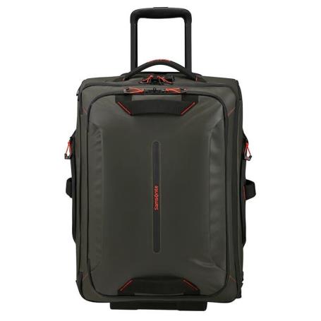 SAMSONITE - Saco/Mochila de Viagem 55cm 2 Rodas Verde Tropa Ecodiver 140882-9199