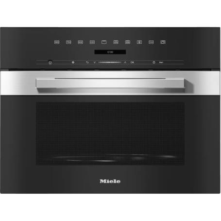 MIELE - Microondas Encastre M 7244 TC Aço Inox CleanSteel 11139570