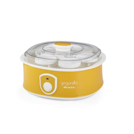 ARIETE - Iogurteira Yogurella com 7 Potes Amarela 617