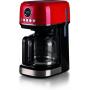 ARIETE - Máq. Café de Filtro Moderna Vermelha 1396/00
