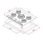 TEKA - Placa Gás GBC 75-G1 BM DE1 Total 112570210