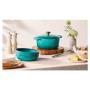 LE CREUSET - Cocotte Redonda Signature 20cm Blue Riviera 21177200994450