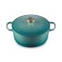 LE CREUSET - Cocotte Redonda Signature 26cm Blue Riviera 21177260994450