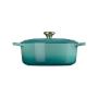 LE CREUSET - Cocotte Oval Signature 27cm Blue Riviera 21178270994450