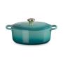 LE CREUSET - Cocotte Oval Signature 29cm Blue Riviera 21178290994450