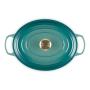 LE CREUSET - Cocotte Oval Signature 31cm Blue Riviera 21178310994450