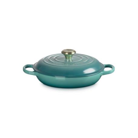 LE CREUSET - Caçarola Baixa Signature 26cm Blue Riviera 21180260994450