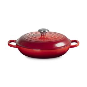 LE CREUSET - Caçarola Baixa Signature 28cm Cereza 21180280602430