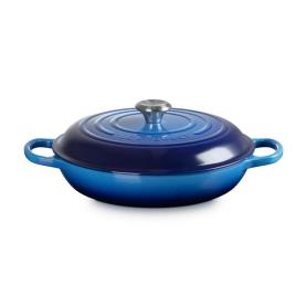 LE CREUSET - Caçarola Baixa Signature 28cm Azure 21180282202430