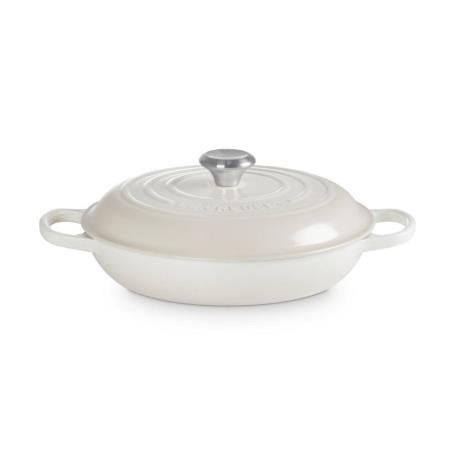 LE CREUSET - Caçarola Baixa Signature 28cm Merengue 21180287164430
