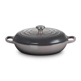 LE CREUSET - Caçarola Baixa Signature 28cm Flint 21180284442430